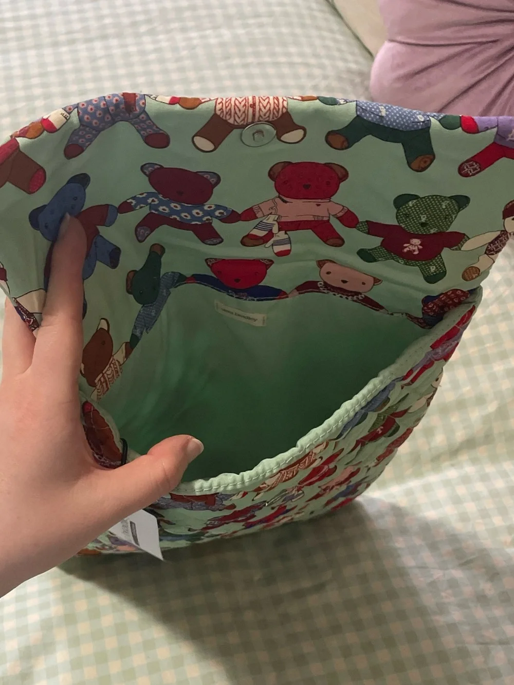 NWT Vera Bradley Essential Small Tech Sleeve Case in Toasty Teddies